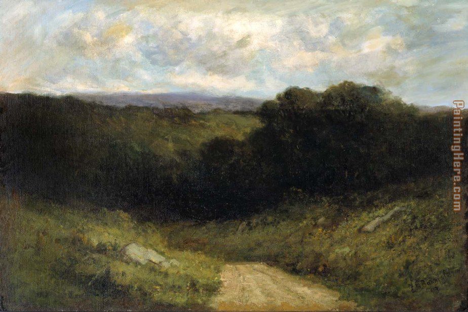 The Road to the Valley painting - Edward Mitchell Bannister The Road to the Valley art painting